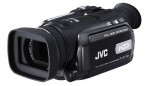 JVC showing new 3CCD Everio HD camcorder Photo